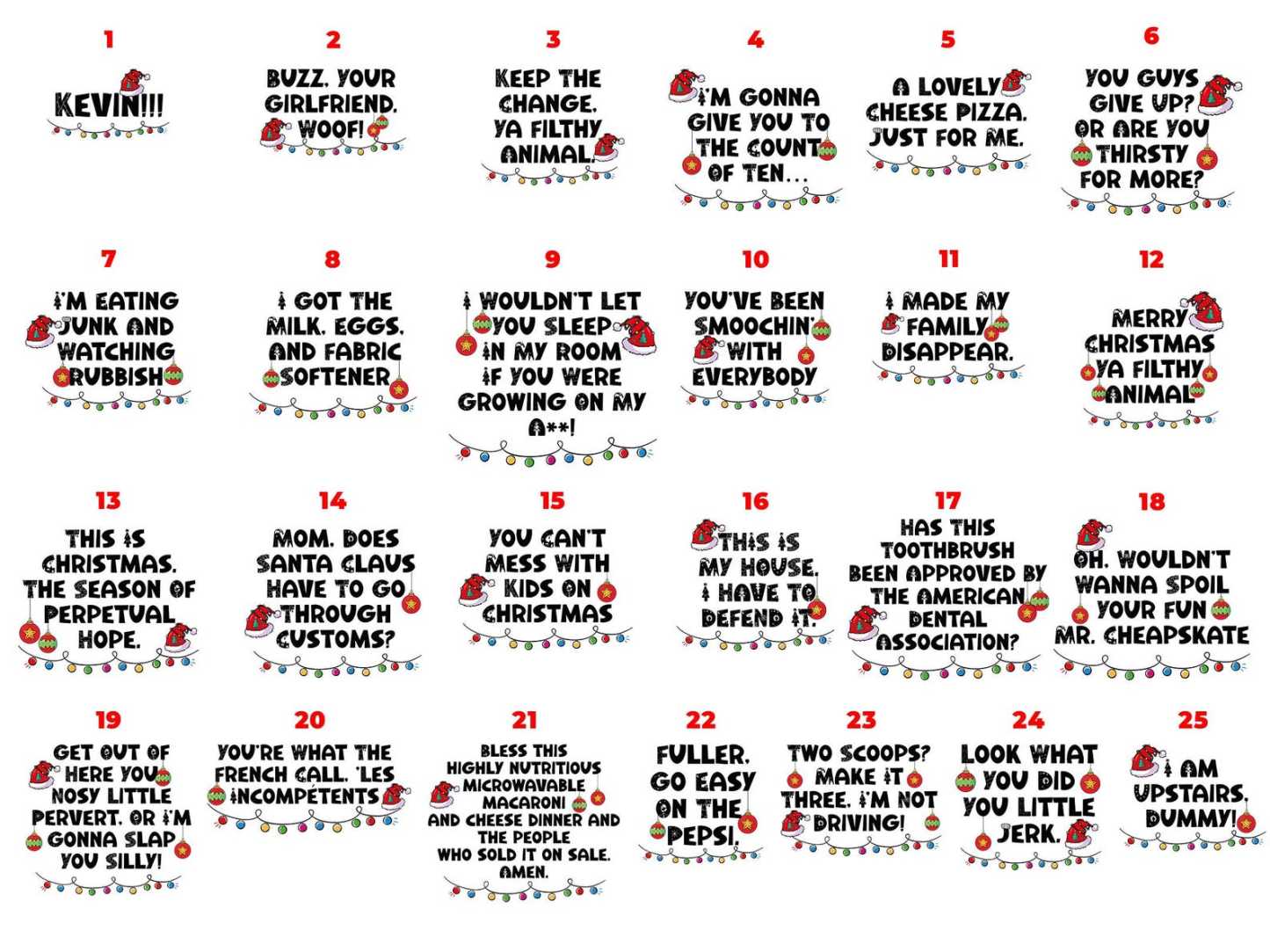 Christmas Alone Boy Movie Quotes Family Matching Blue Pajamas Beepumpkin