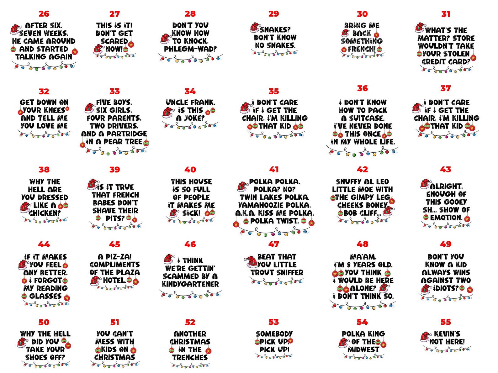 Christmas Alone Boy Movie Quotes Family Matching Blue Pajamas Beepumpkin