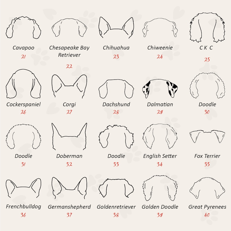 Personalized Dog Ears Mama T-Shirts