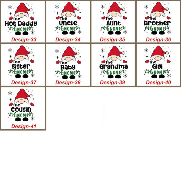 Christmas Custom Gnome Matching T-Shirts Beepumpkin