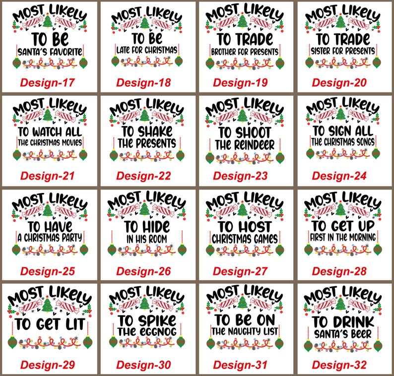 Personalized 72 Quotes Most Likely to Family Matching T-Shirts Beepumpkin