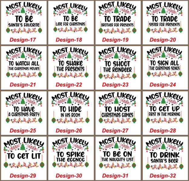 Personalized 72 Quotes Most Likely to Family Matching T-Shirts Beepumpkin