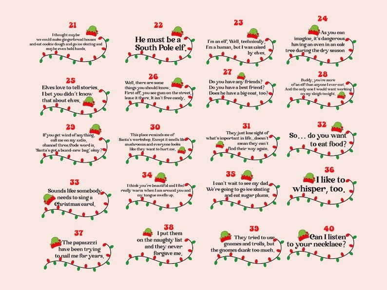 66 Elf Movie Quote Christmas Family Matching Blue Pajamas Beepumpkin