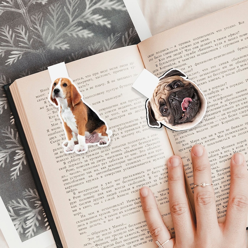 Personalized Dog Magnetic Bookmark Beepumpkin