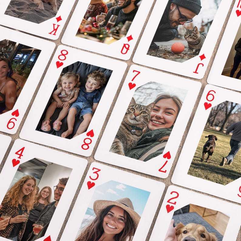 Personalized Photo Playing Cards Beepumpkin