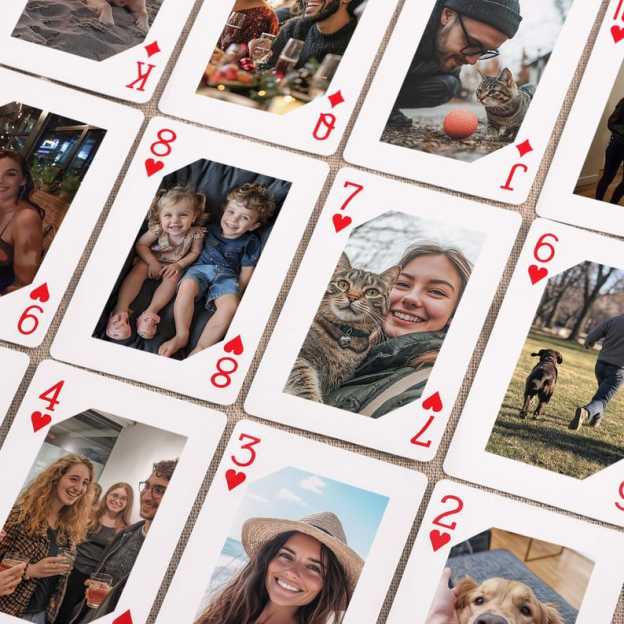 Personalized Photo Playing Cards Beepumpkin