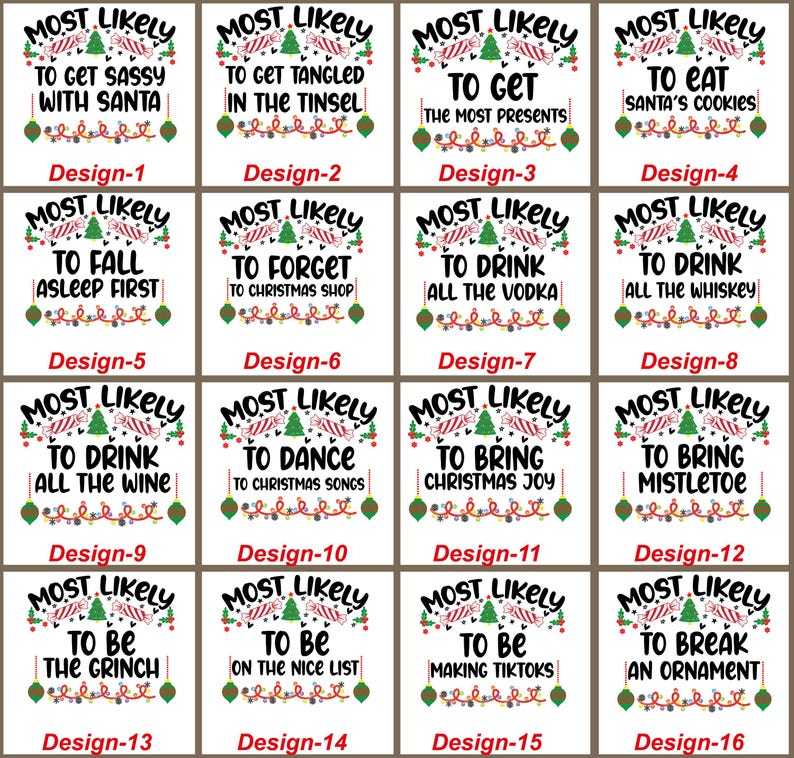 Personalized 72 Quotes Most Likely to Family Matching T-Shirts Beepumpkin