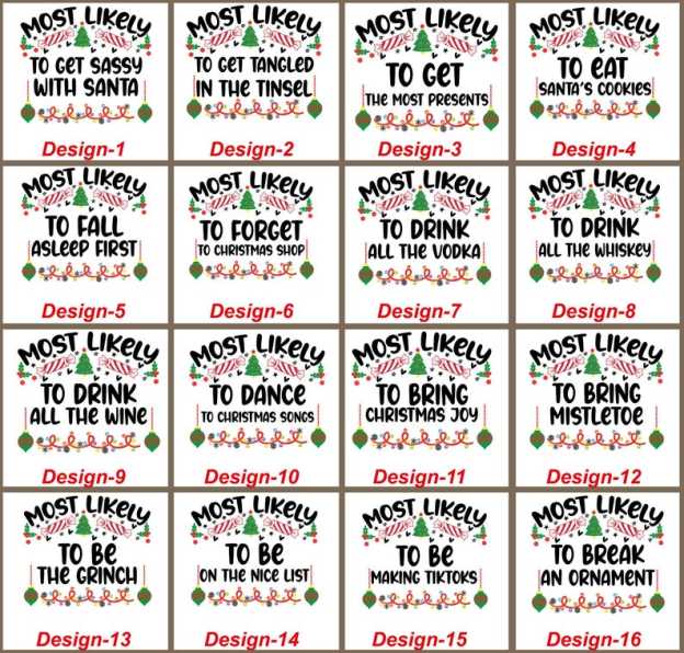 Personalized 72 Quotes Most Likely to Family Matching T-Shirts Beepumpkin