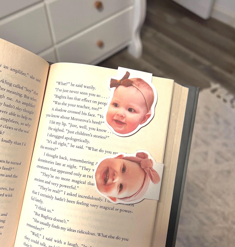 Personalized Magnetic Bookmark Beepumpkin