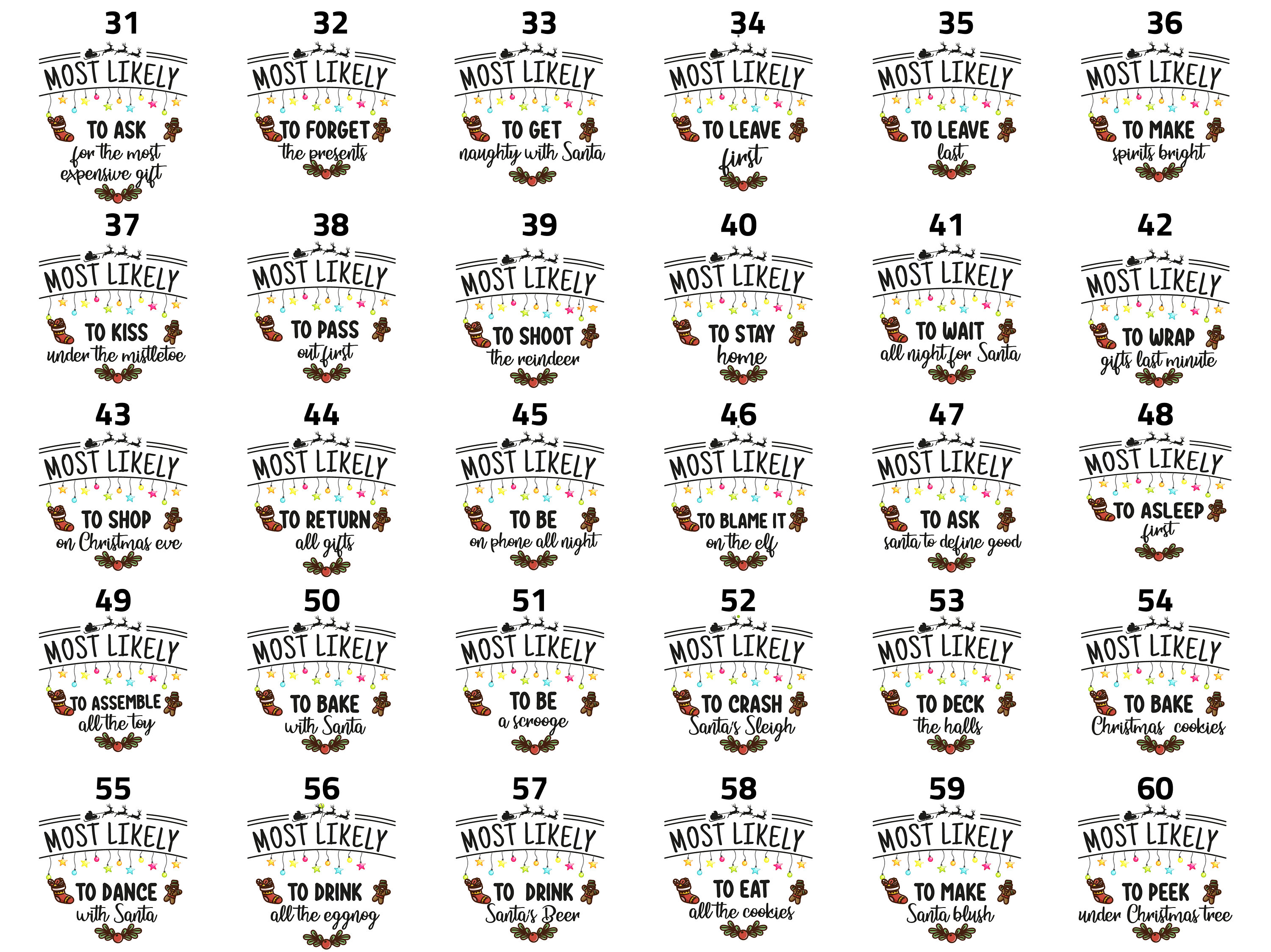 60 Quote Most Likely Family Christmas Matching Shirts Beepumpkin