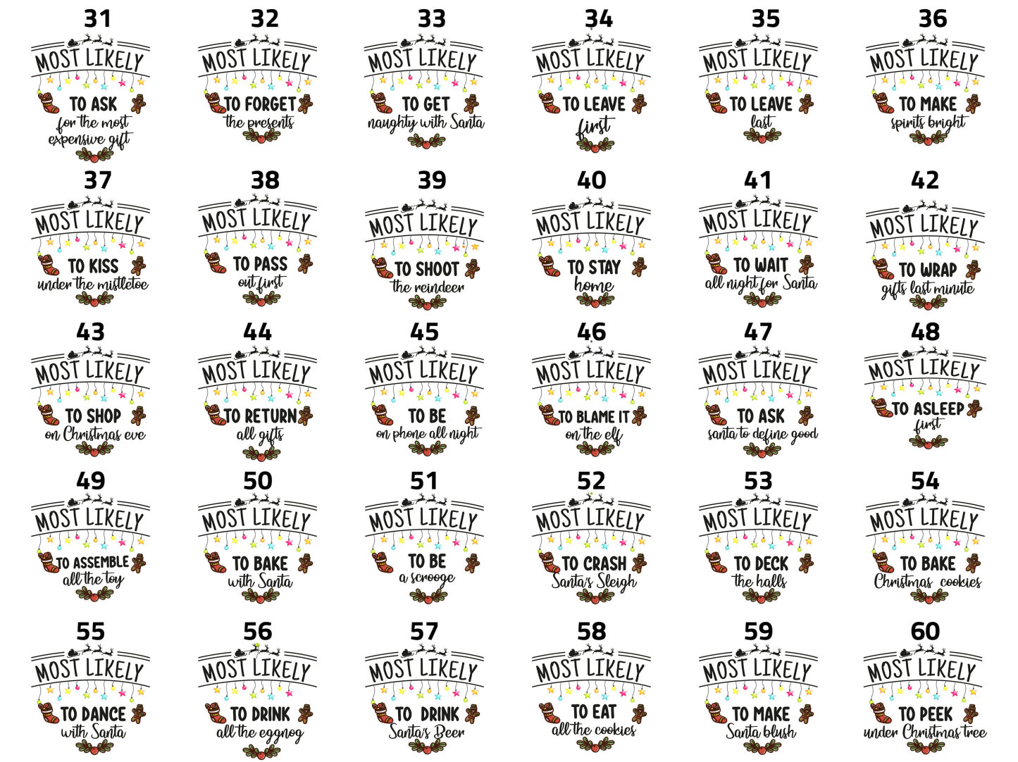 60 Quote Most Likely Family Christmas Matching Shirts Beepumpkin