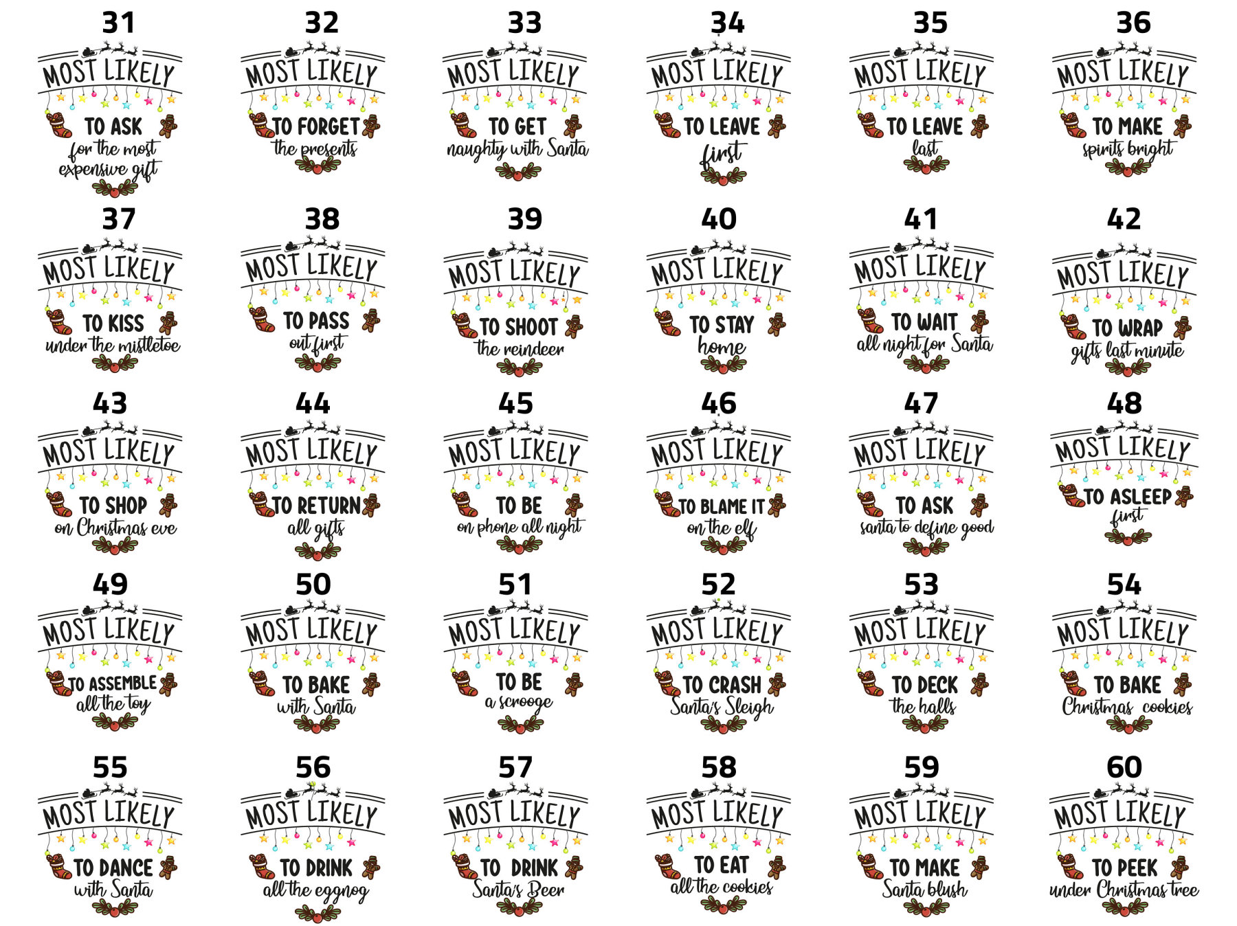 60 Quote Most Likely Family Christmas Matching Shirts Beepumpkin