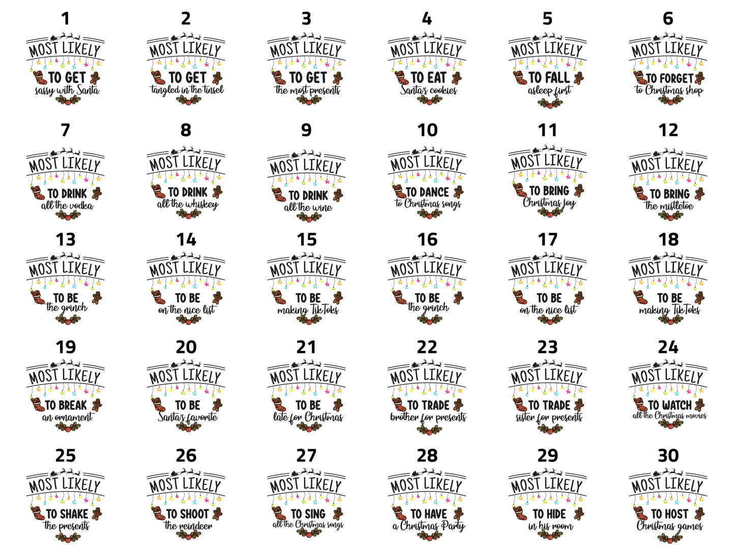 60 Quote Most Likely Family Christmas Matching Sweatshirts