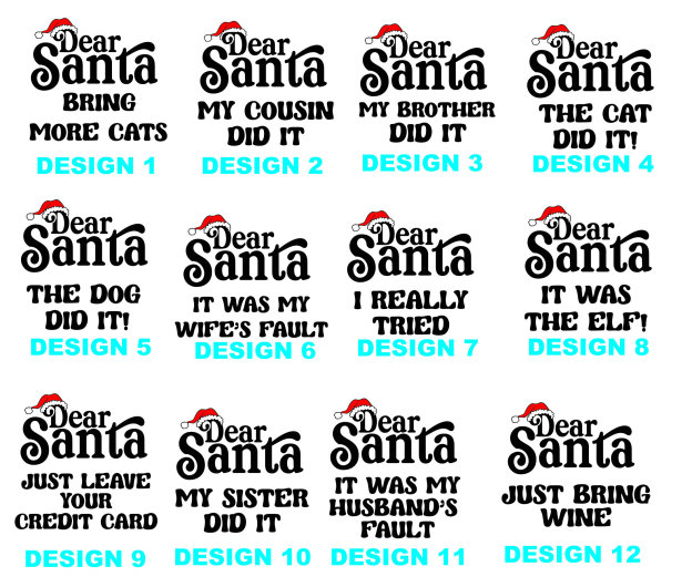 46 Quotes Dear Santa  Christmas Family Matching Pajamas Beepumpkin