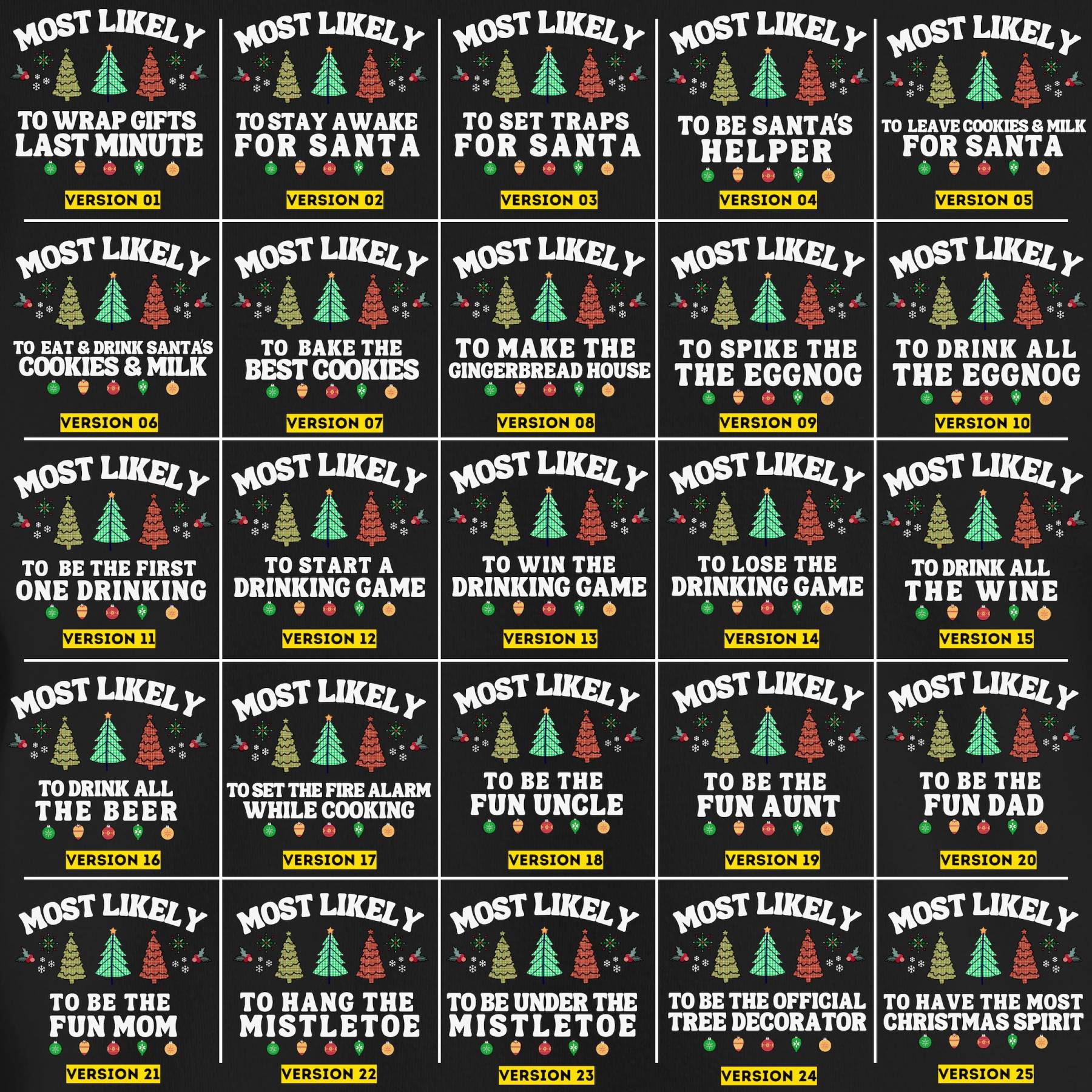 75 Most Likely To Fun Quotes Christmas Pajamas Beepumpkin