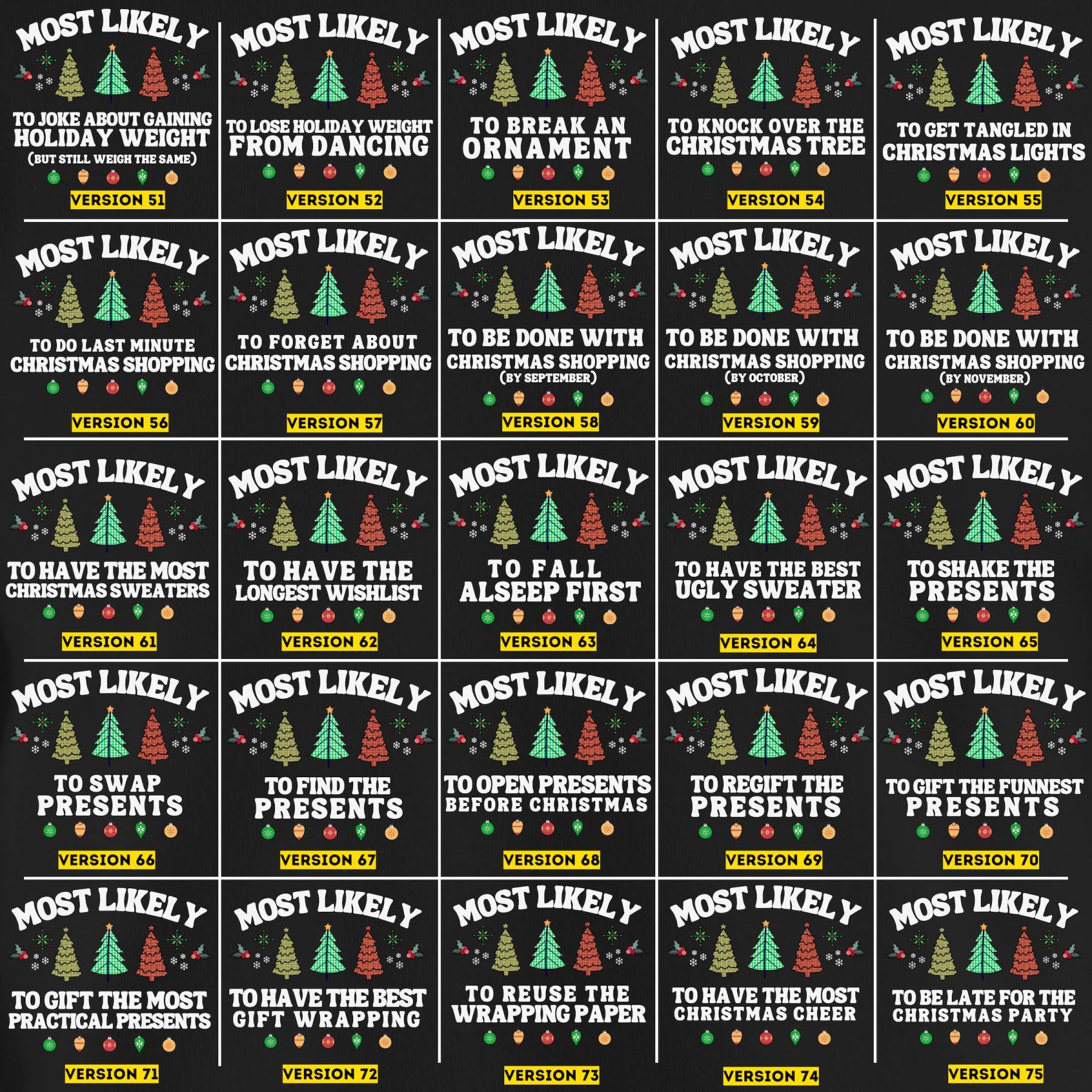 75 Most Likely To Fun Quotes Christmas Shirts Beepumpkin
