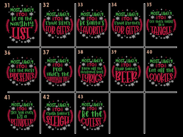 Christmas Season Full of Love Family Matching Pajamas