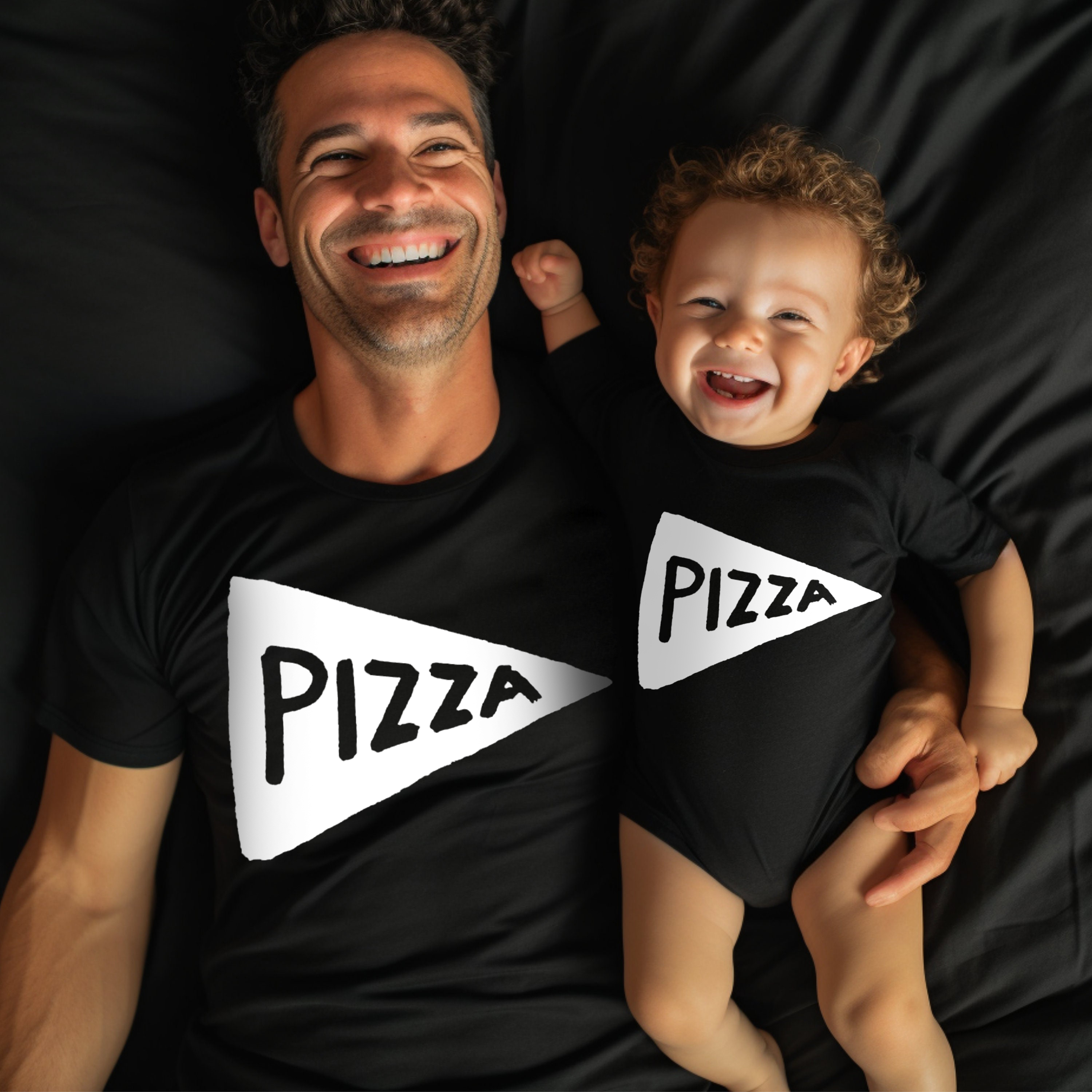 Pizza Lover Dad & Me Matching T-Shirts