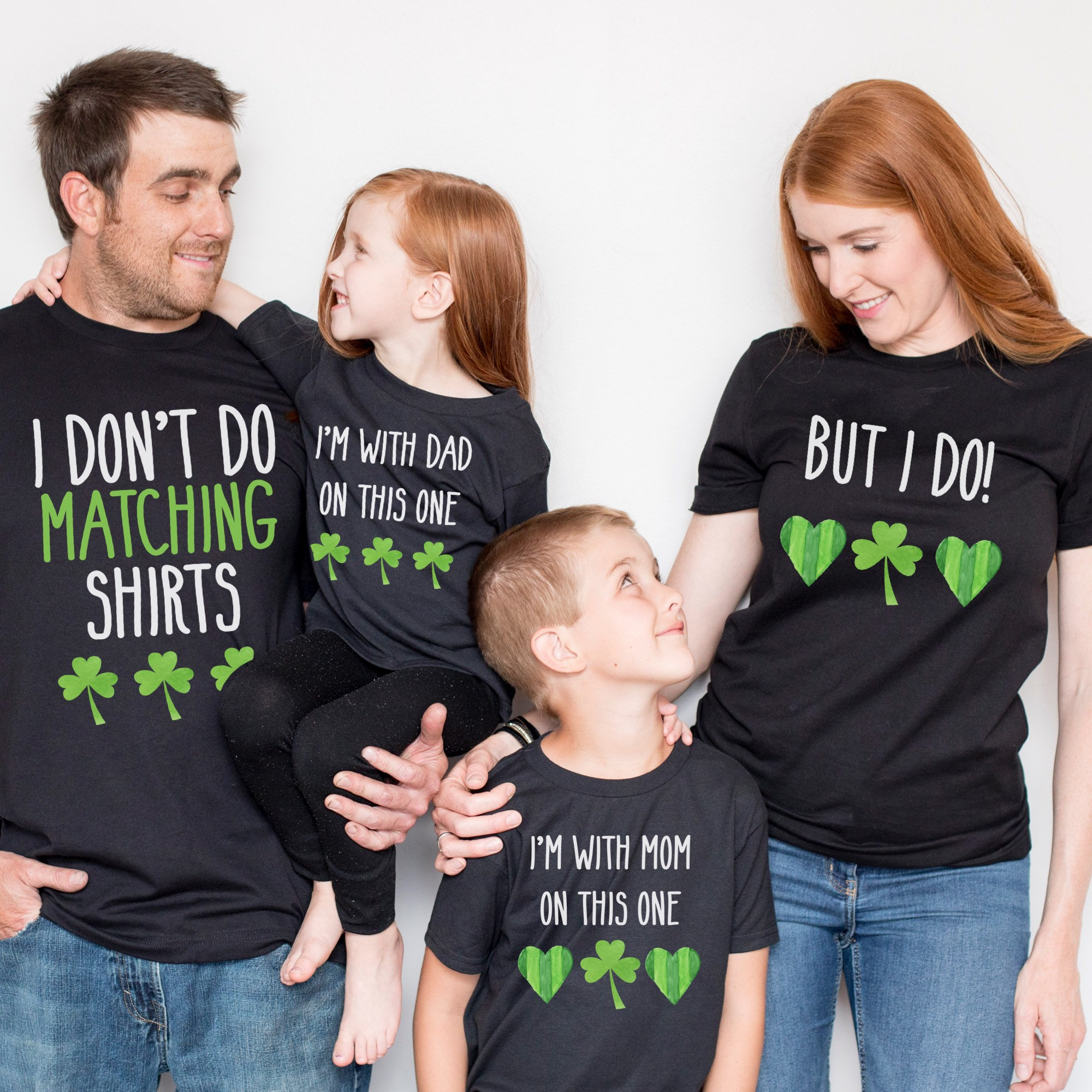 One Lucky Group Family Matching T-Shirts Beepumpkin