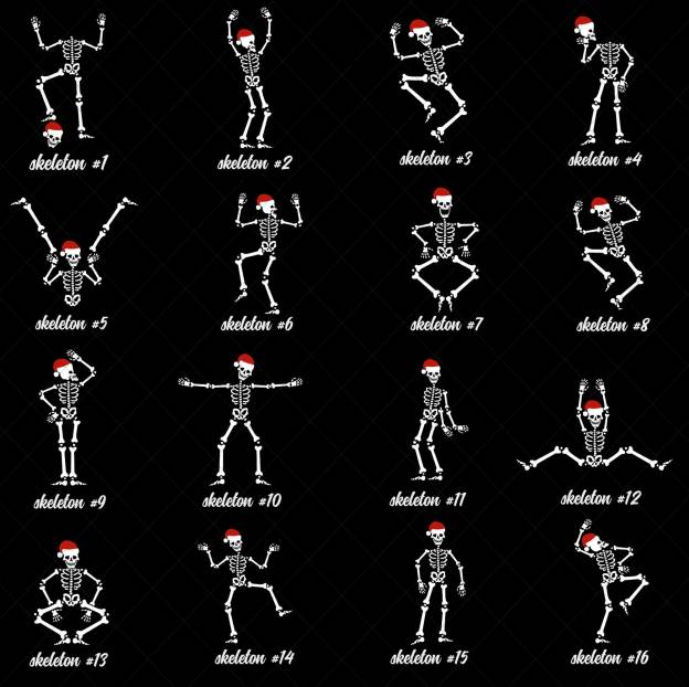 Most Likely To Skeleton Santa Hat Christmas Matching Pajamas Beepumpkin