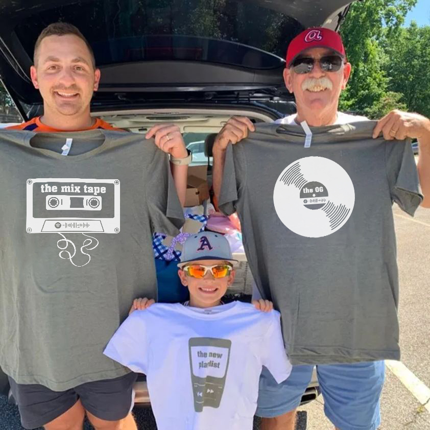 Musical Theme Matching Dad and me Shirts