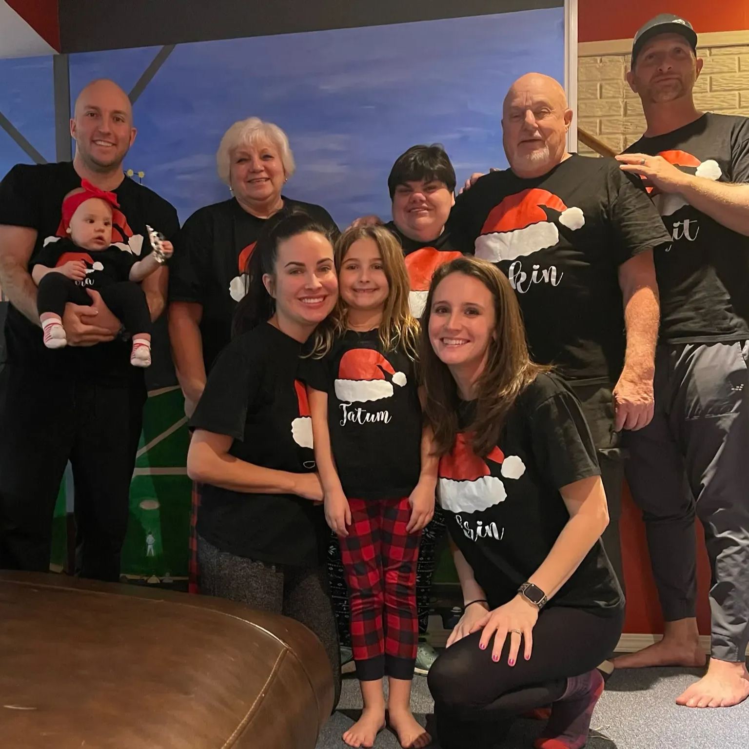 Personalized Family Christmas Pajama Shirts