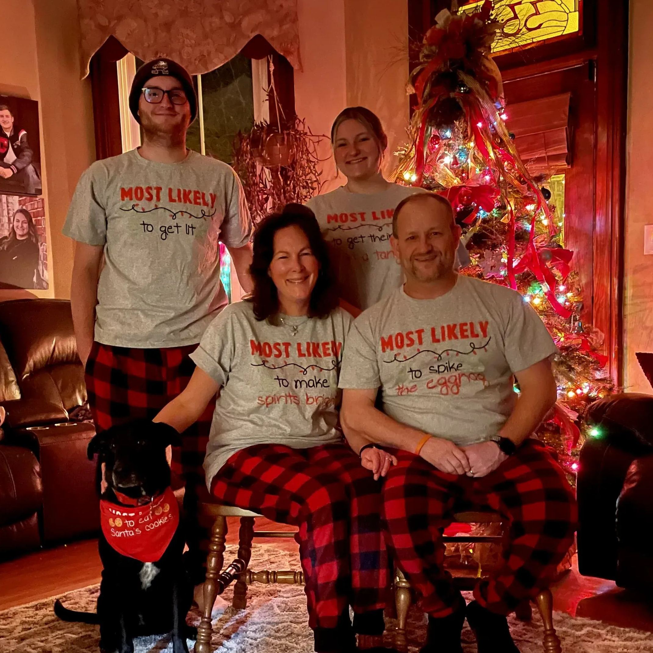 Matching Family Christmas Superlative Funny Shirts