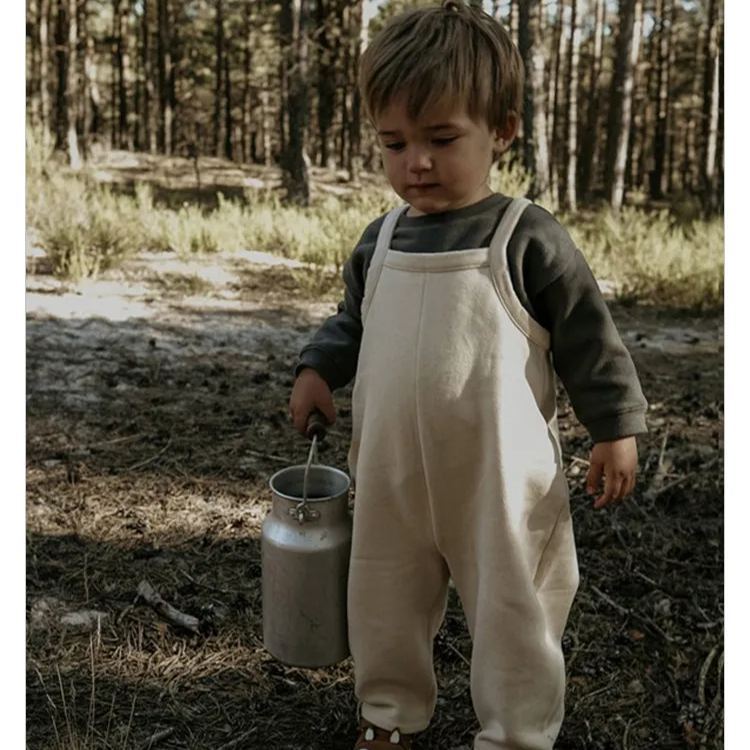 4 Colors Retro Baby Overalls 