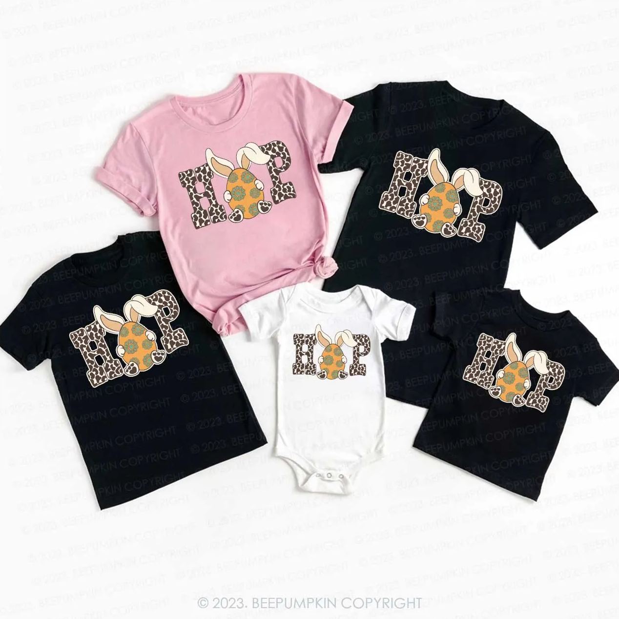 Western Easter Hop Matching Shirts