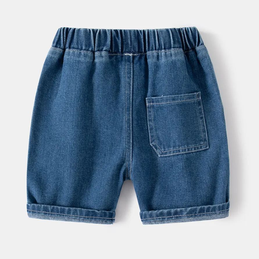 Half Denim Shorts For Toddler Kids