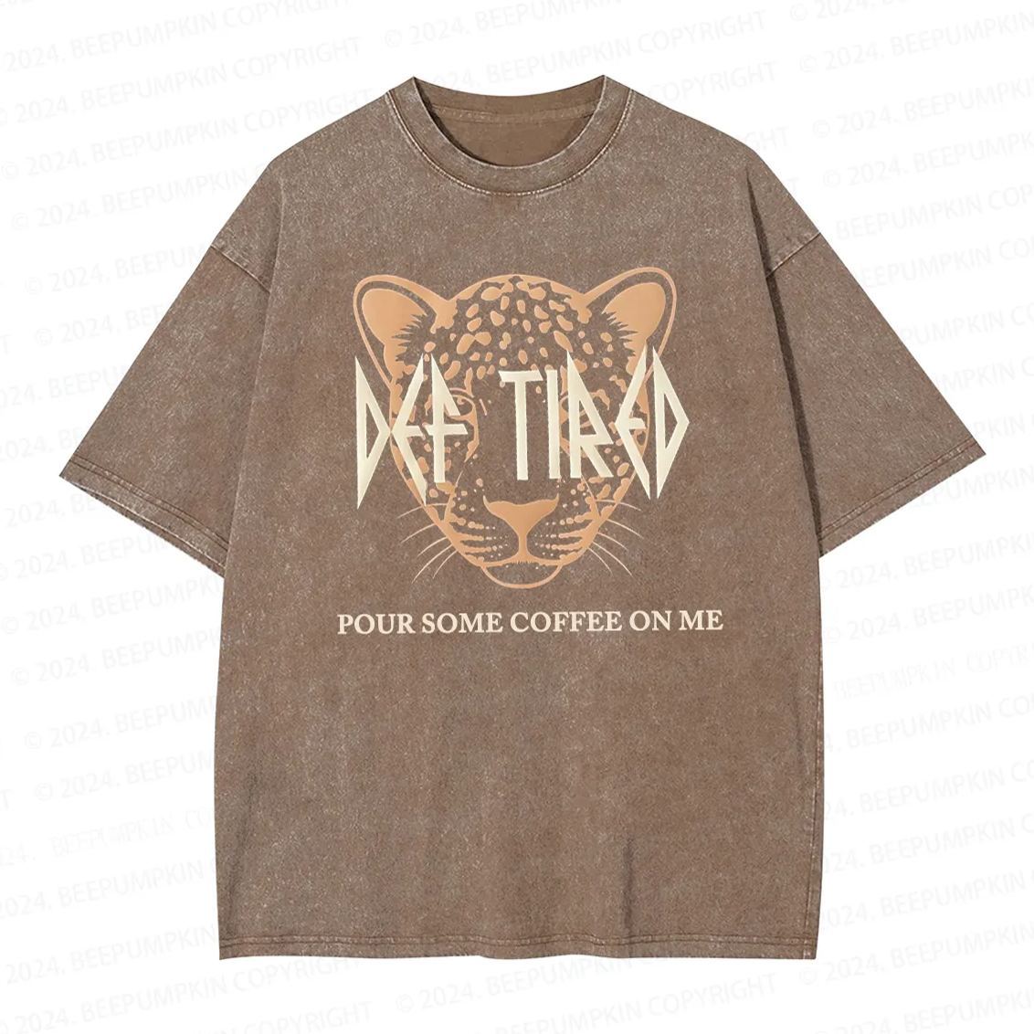 Def Tired Graphic Mama Washed T-Shirts 