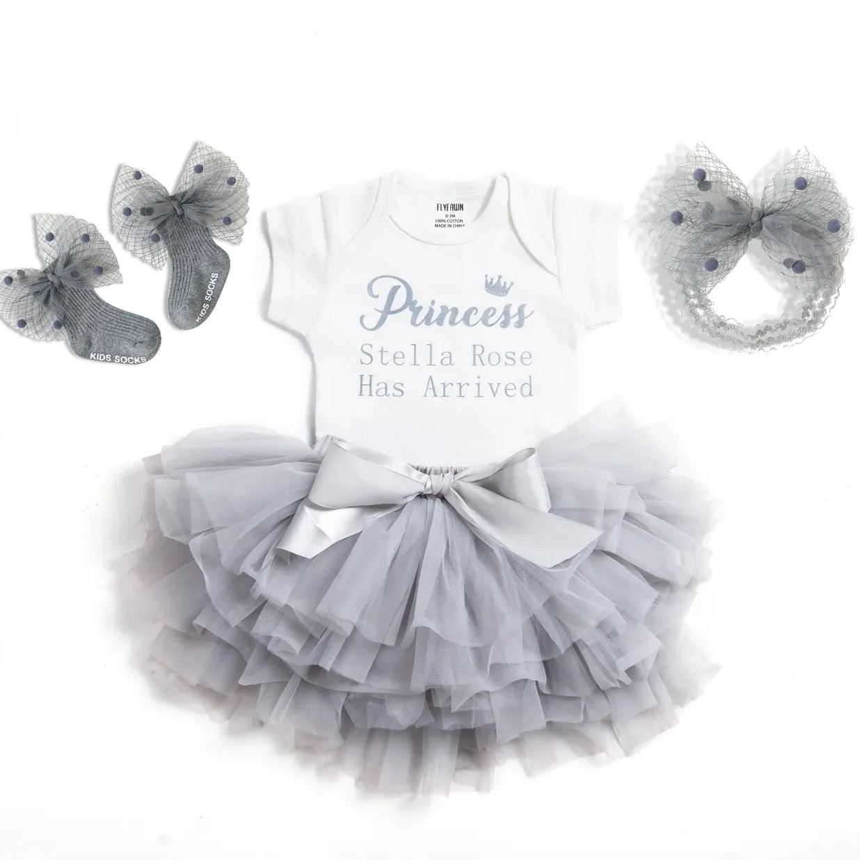 Personalized Baby Girl New Born Sets (Princess xxx Has Arrived)  Sale-Beepumpkin™