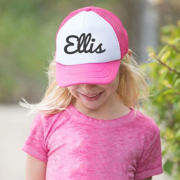 UPF 30+ KIDS Personalized Trucker Hat