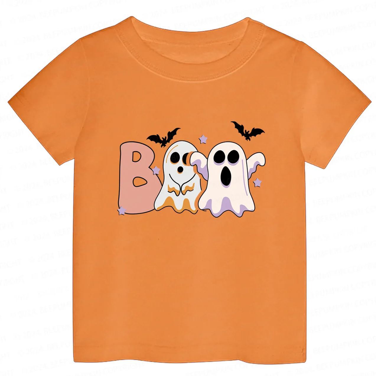BOO Ghost Halloween Toddler&Kids Tees 