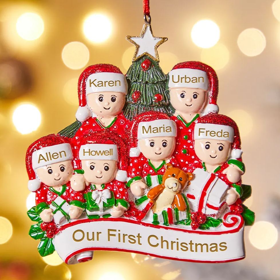 Personalized Christmas Gift Family Christmas Ornament