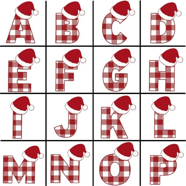 Personalized Monogrammed Plaid Christmas Family Matching Blue Pajamas Beepumpkin