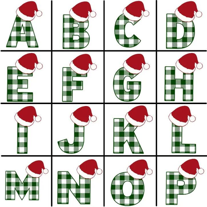 Personalized Monogrammed Plaid Christmas Family Matching Blue Pajamas Beepumpkin