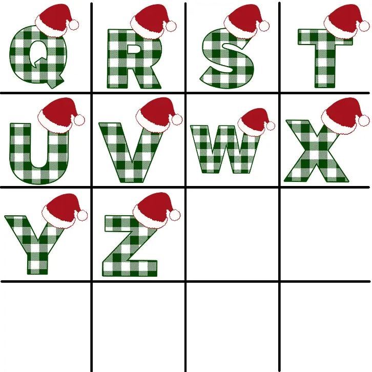 Personalized Monogrammed Plaid Christmas Family Matching Blue Pajamas Beepumpkin