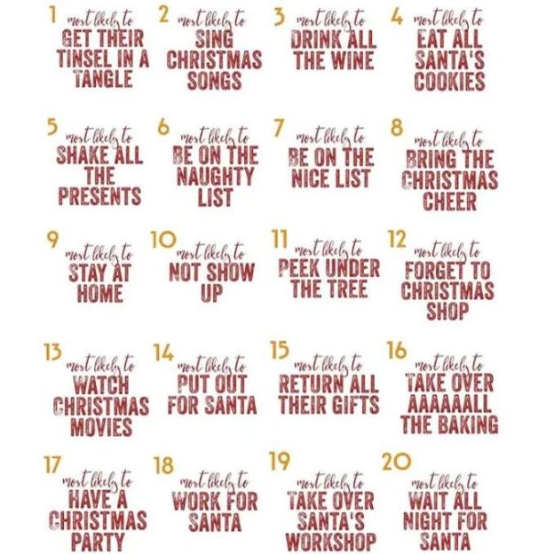 Most Likely Christmas Party Family Matching Blue Pajamas Beepumpkin