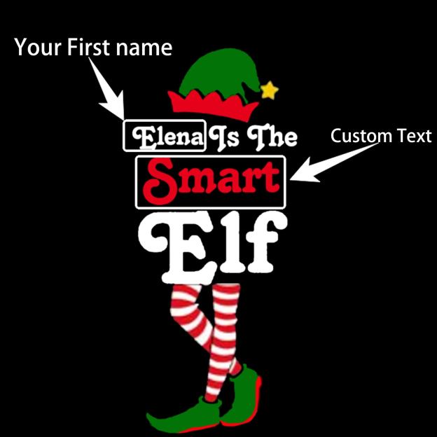 Personalized Elf Squad Family Matching Blue Pajamas Beepumpkin