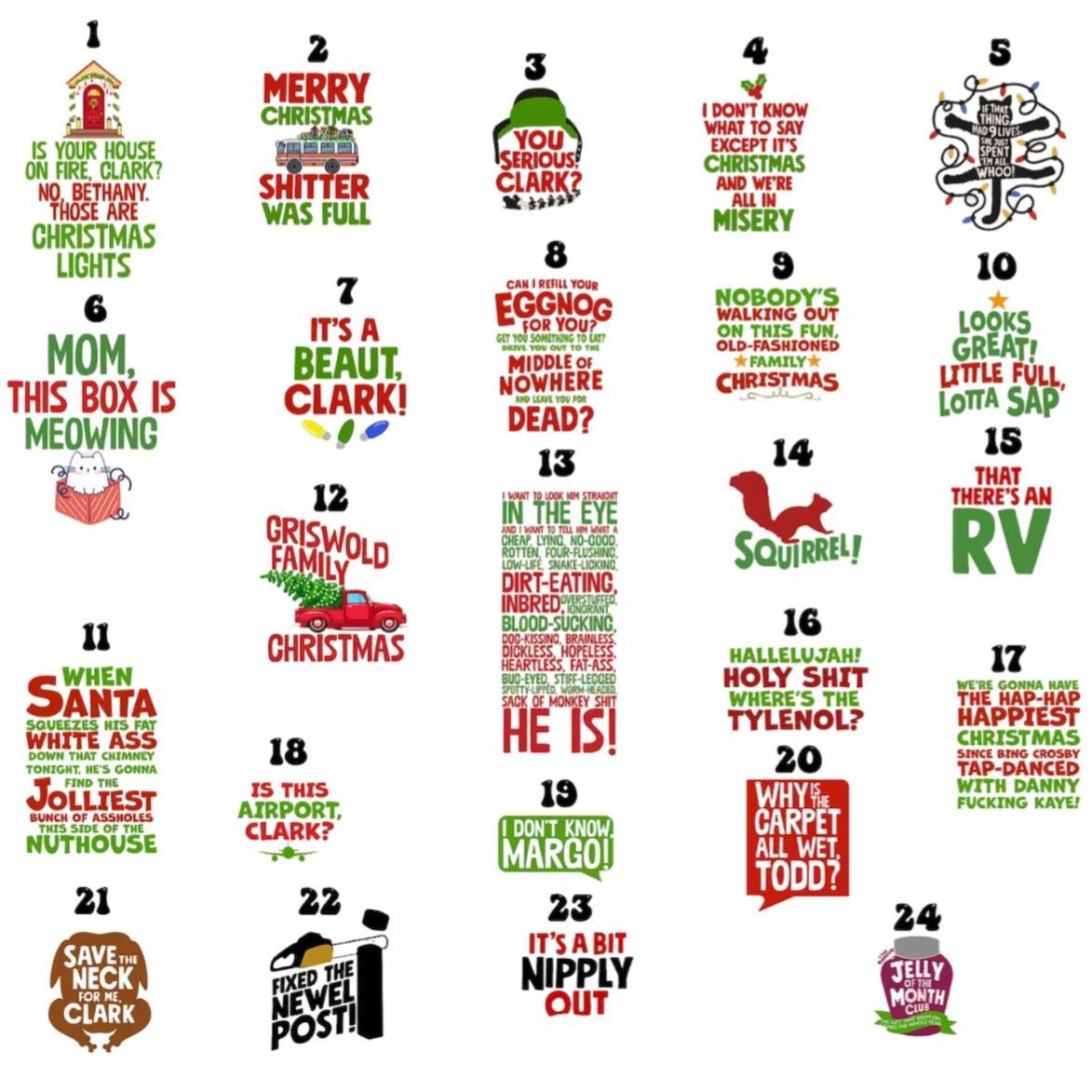 Christmas Vacation Story Quotes Family Matching Blue Pajamas Beepumpkin