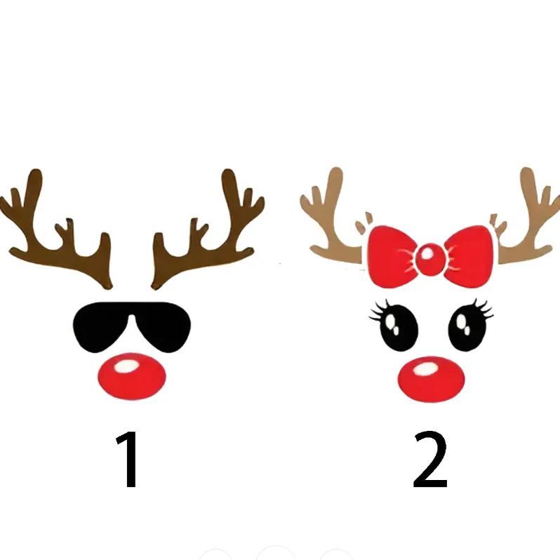 Personalized Xmas Reindeer Family Matching Pajamas