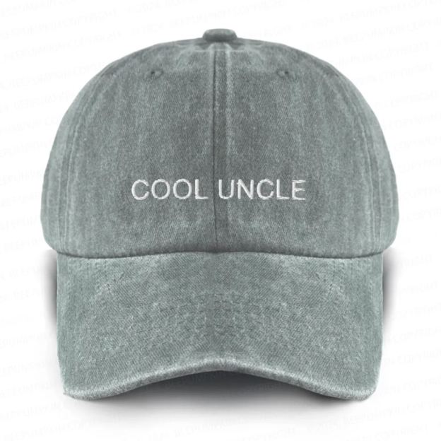 Cool Uncle Embroidered Dad Baseball Cap