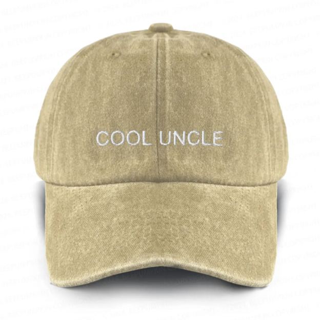Cool Uncle Embroidered Dad Baseball Cap