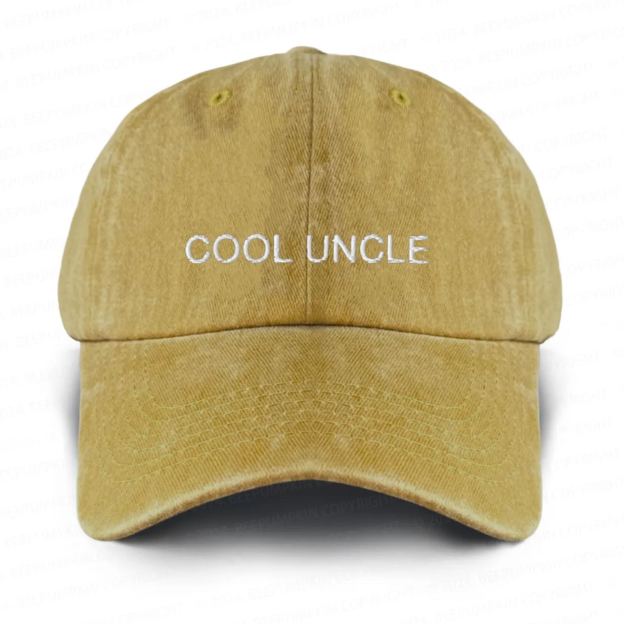 Cool Uncle Embroidered Dad Baseball Cap