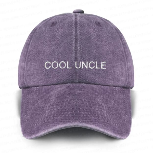 Cool Uncle Embroidered Dad Baseball Cap