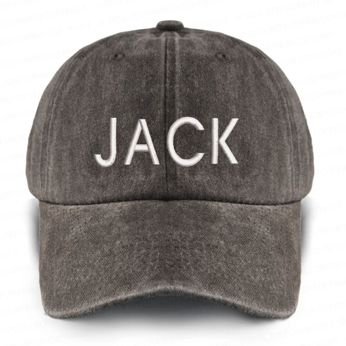 Personalized Vintage Washed Name Embroidered Baseball Cap