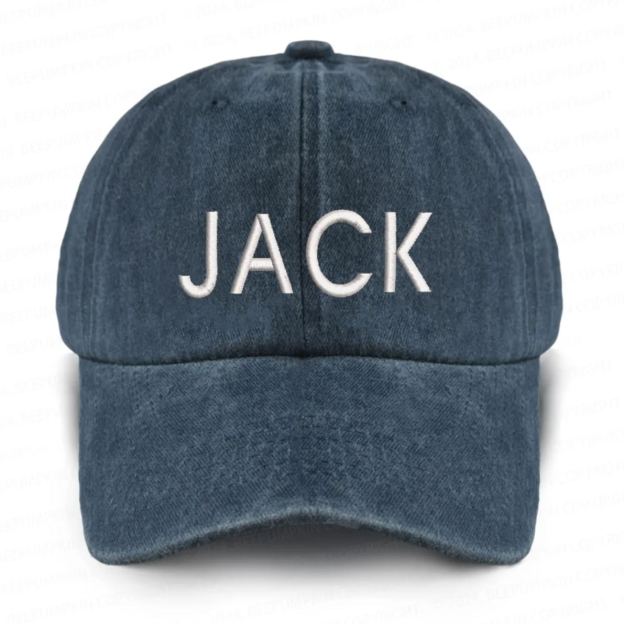 Personalized Vintage Washed Name Embroidered Baseball Cap