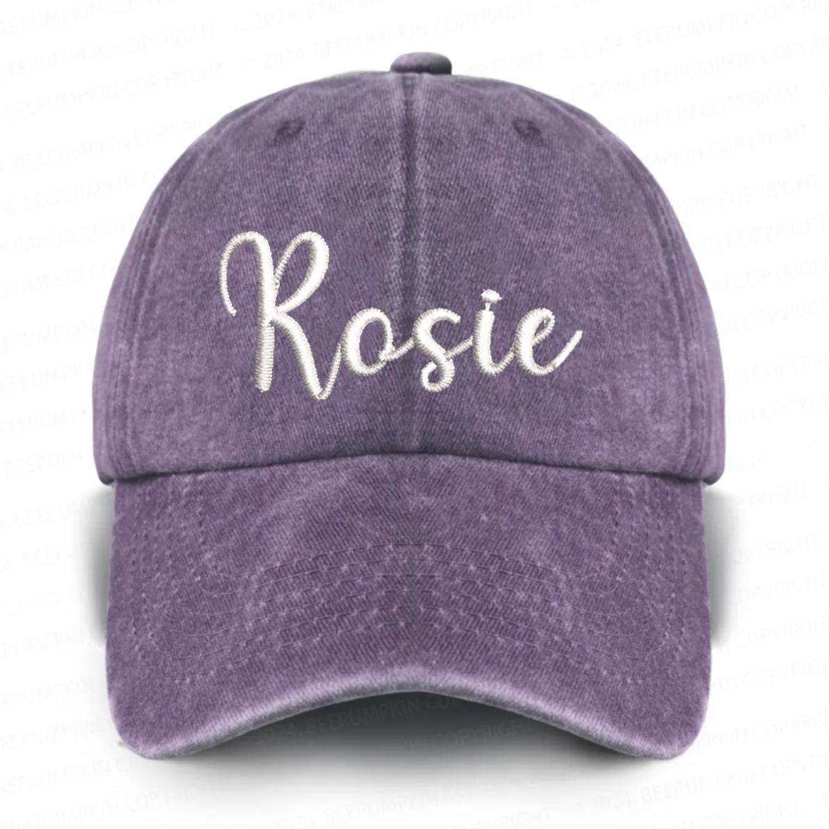 Personalized Vintage Washed Name Embroidered Baseball Cap