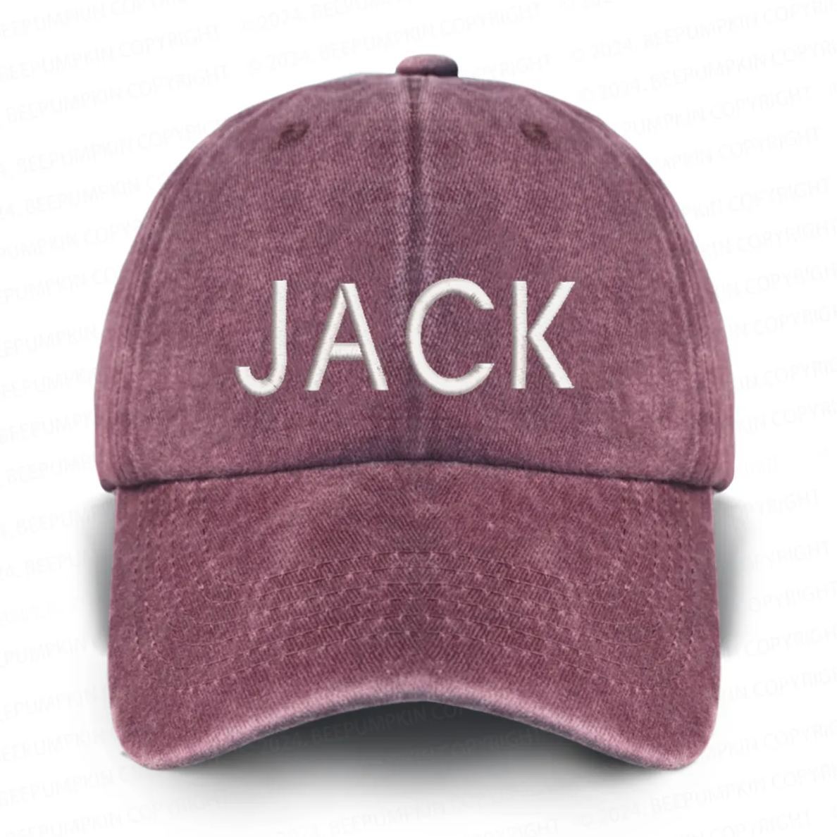 Personalized Vintage Washed Name Embroidered Baseball Cap